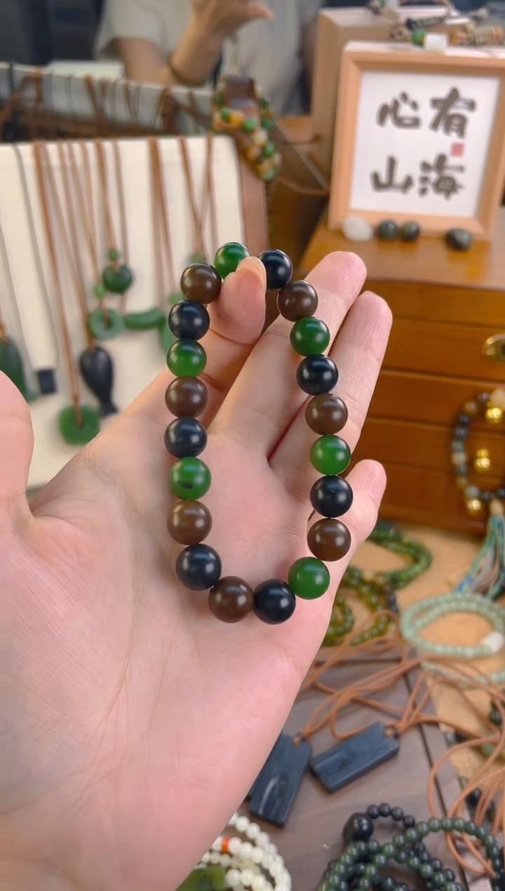 手链未镶嵌和田玉楼兰