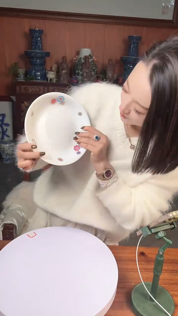 摆件陶景德镇精美陶瓷盘