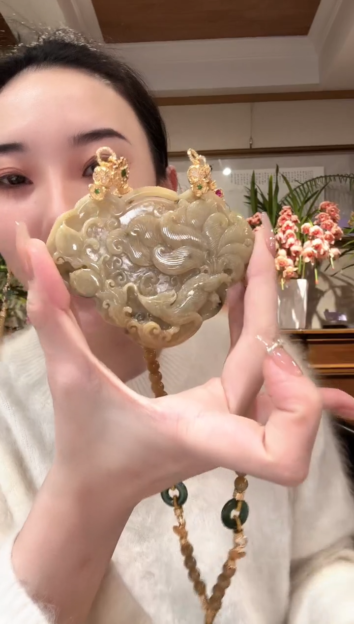 【闪购商品】翡翠颈饰未镶嵌国风