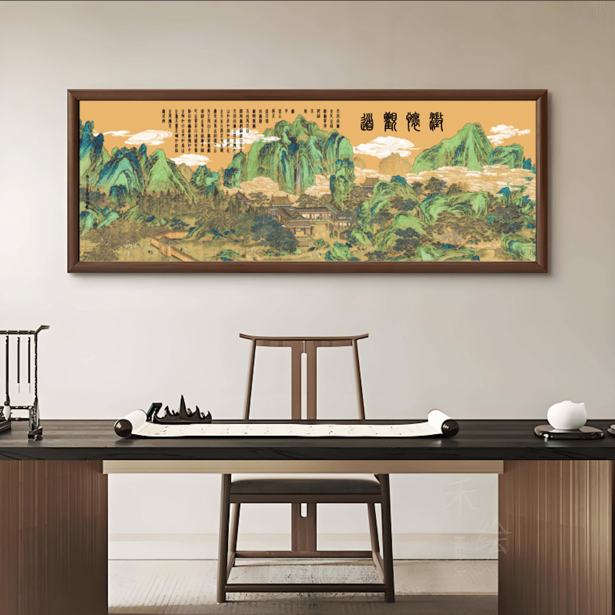 杜身林老师作品《澄怀观道》