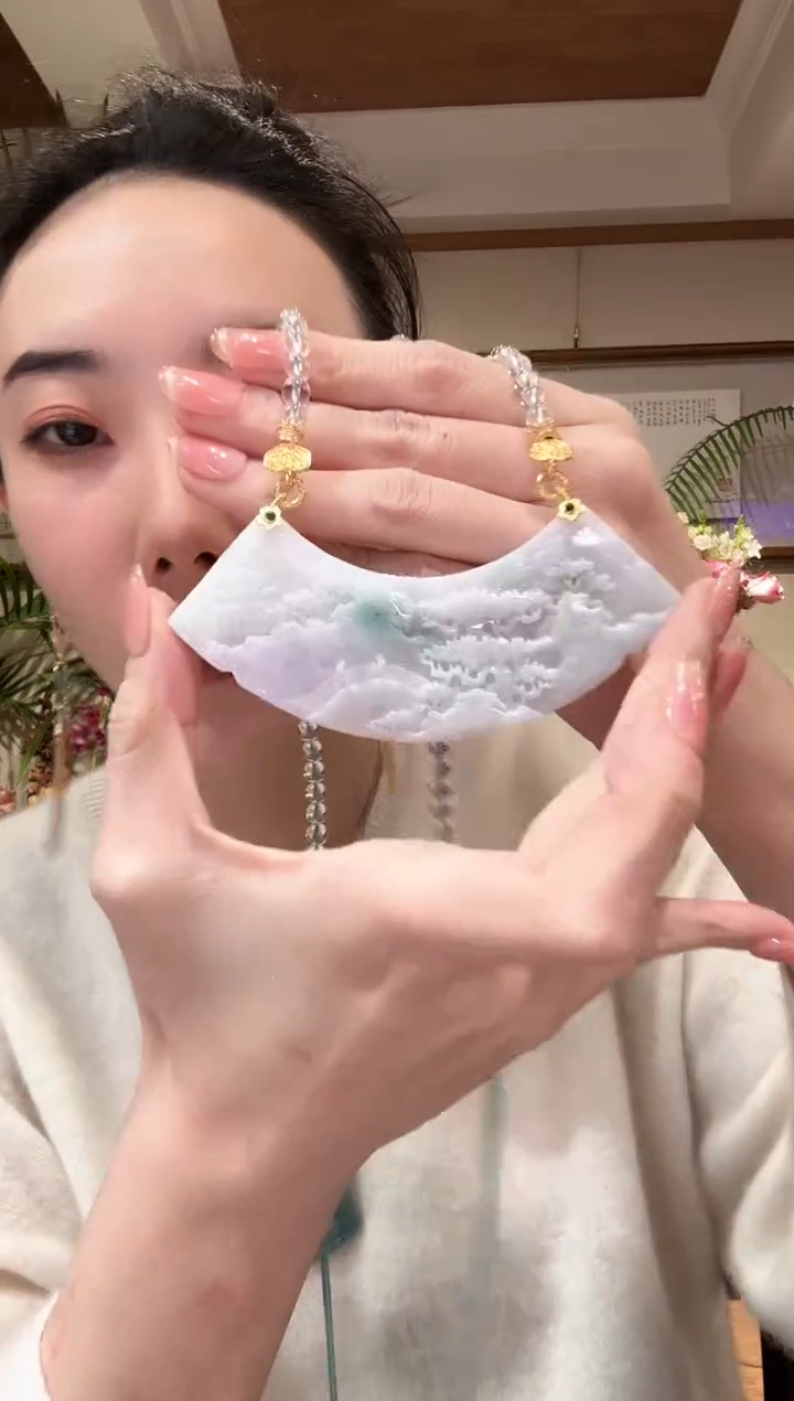 【闪购商品】翡翠颈饰未镶嵌国风