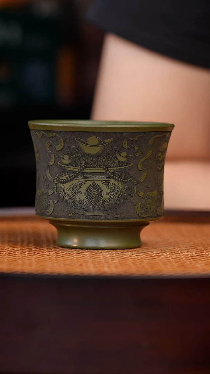 茶杯紫砂宜兴全手工紫砂杯