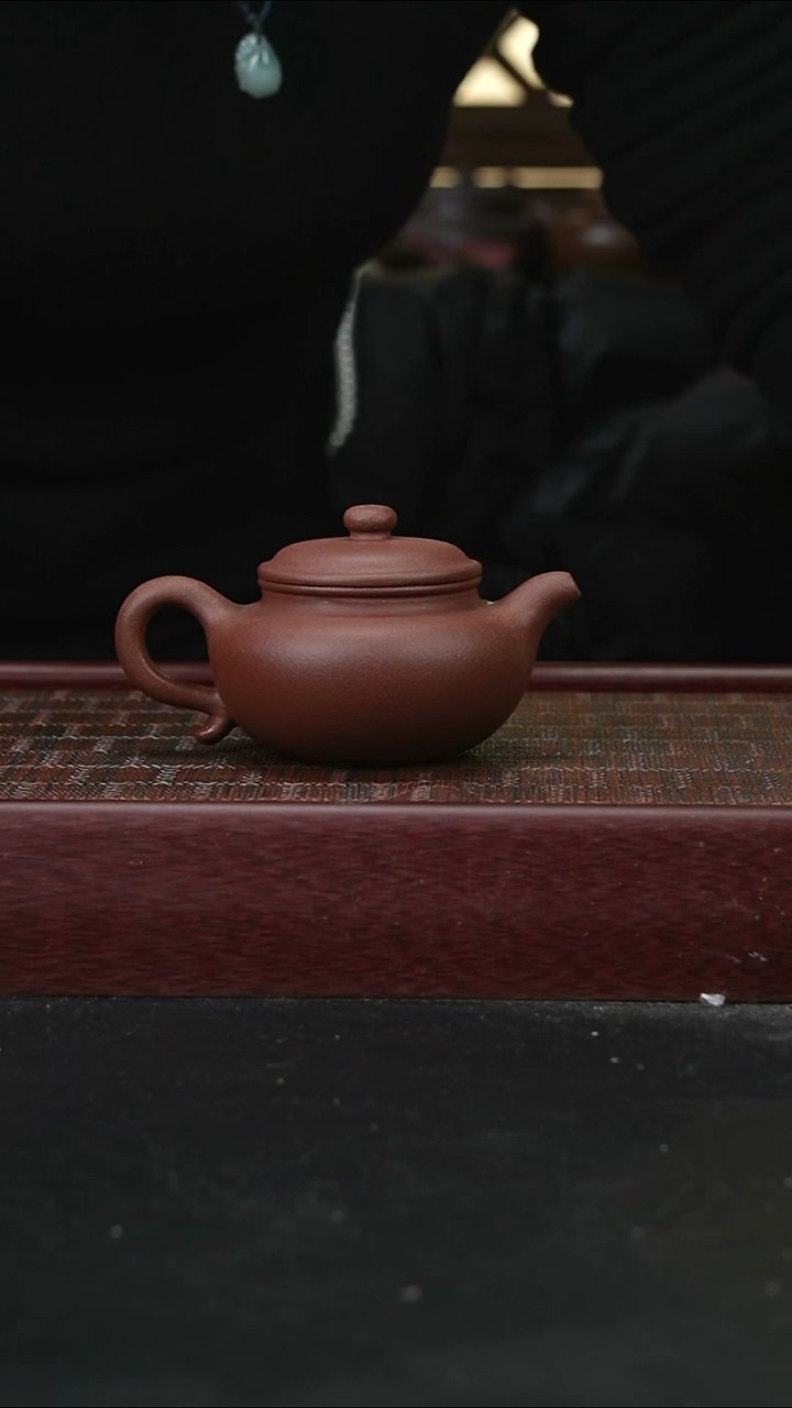 茶壶紫砂ld底槽青 仿古200cc