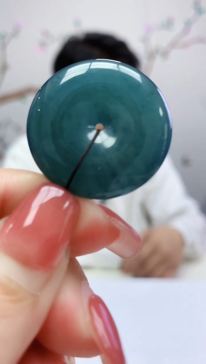 定制翡翠未镶嵌005xm-毛货平安扣46