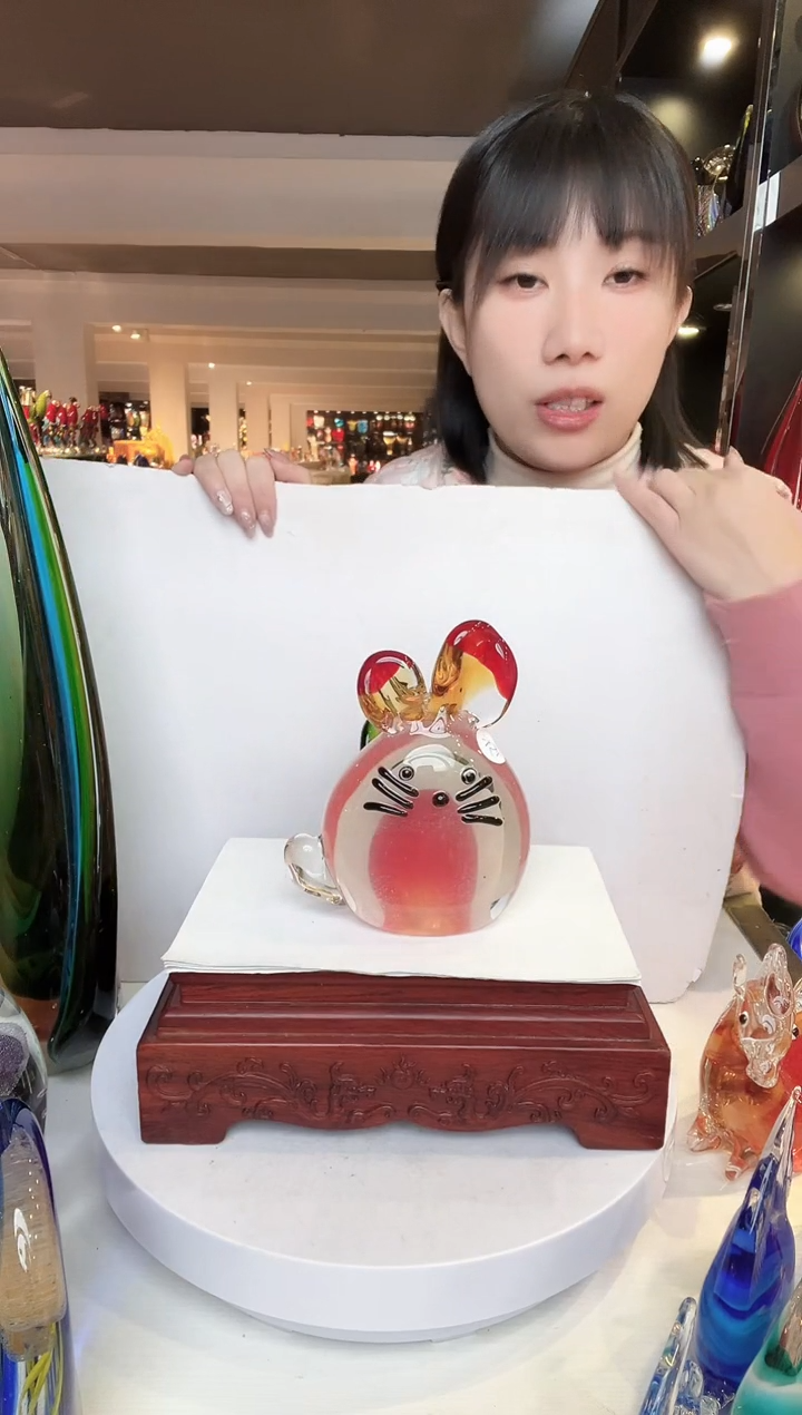 【闪购商品】茶盏琉璃摆件家居摆件