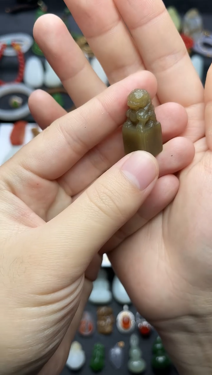 未镶嵌和田玉摆件印章06