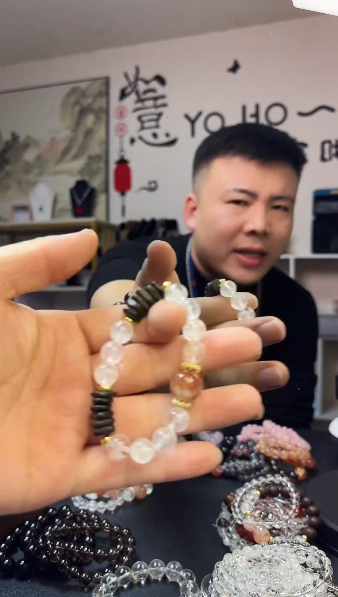 未镶嵌手链水晶手串