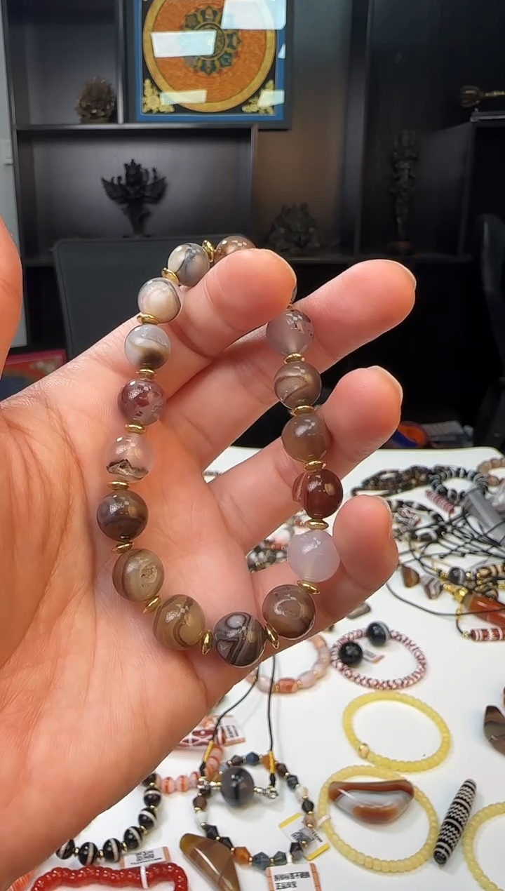 未镶嵌手链玛瑙/玉髓1118-29多样性发货