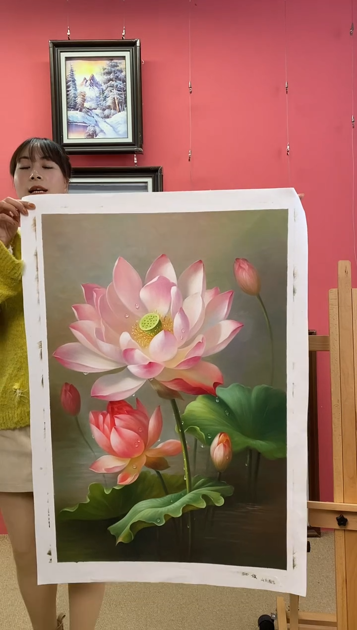 油画碧**天尺寸60*90画芯（不含框）