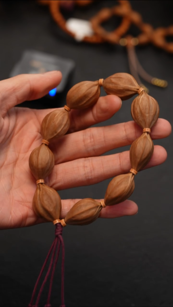 橄榄核手串正四花梅林铁核