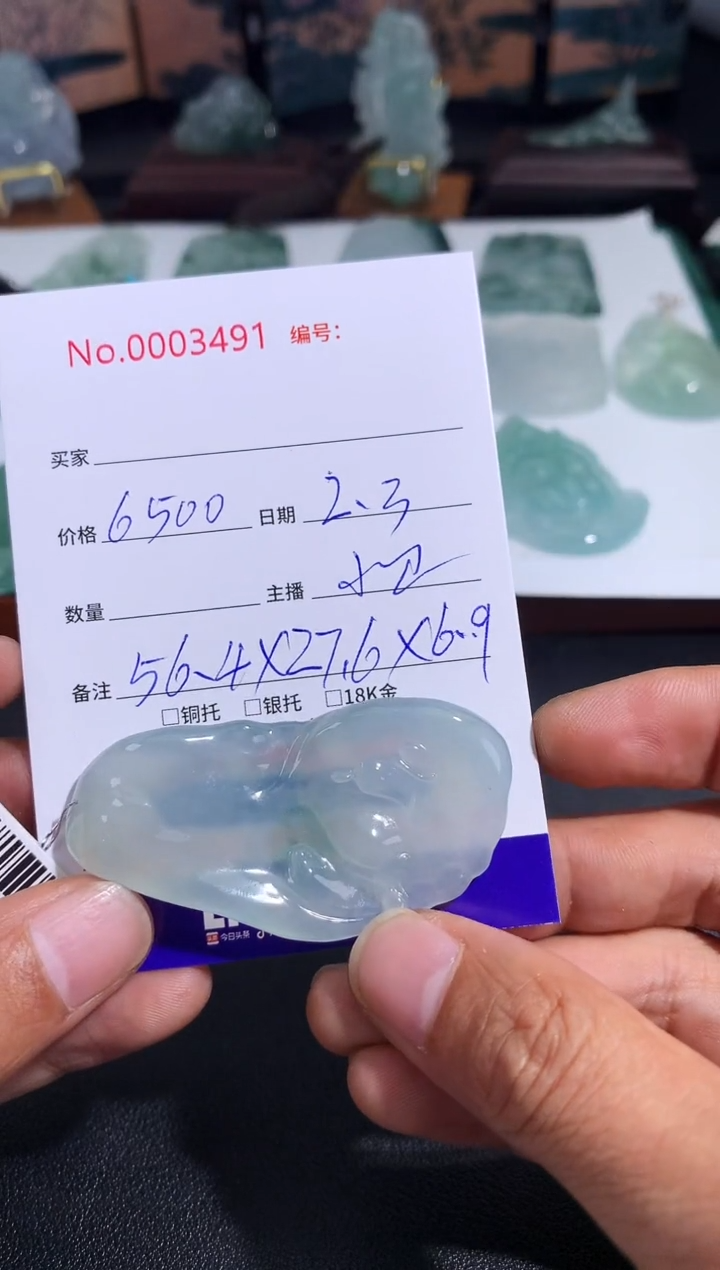 【闪购商品】翡翠颈饰未镶嵌悟道