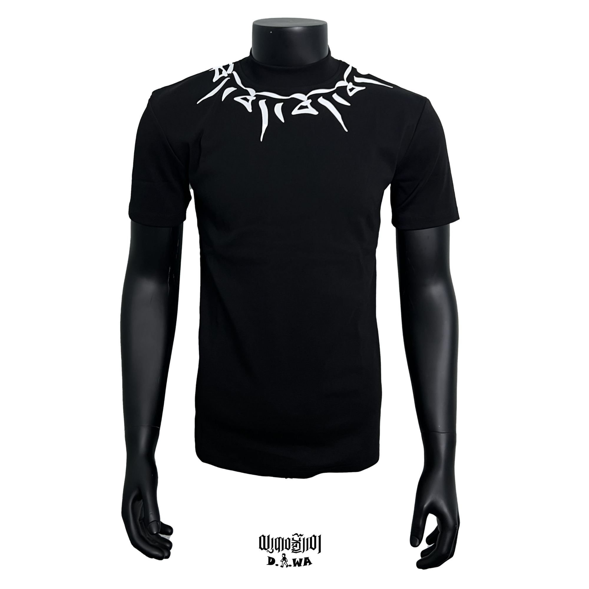 Dunjuewa（ 顿觉瓦 ）320克重磅T恤常规通用夏季印花圆领半袖修身