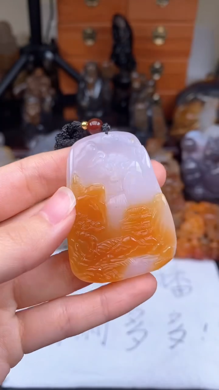 【闪购商品】玛瑙/玉髓颈饰未镶嵌AA