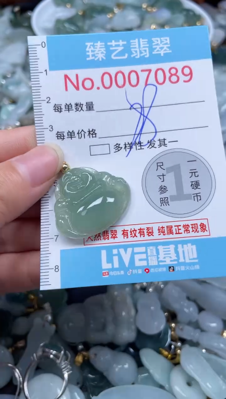 颈饰未镶嵌翡翠7089