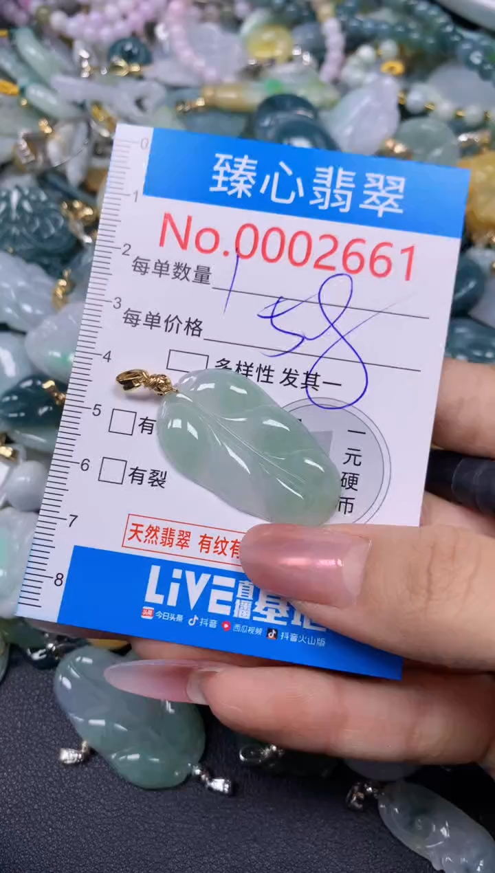 【闪购商品】翡翠颈饰未镶嵌含绳00026