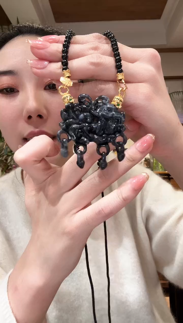 【闪购商品】翡翠颈饰未镶嵌国风