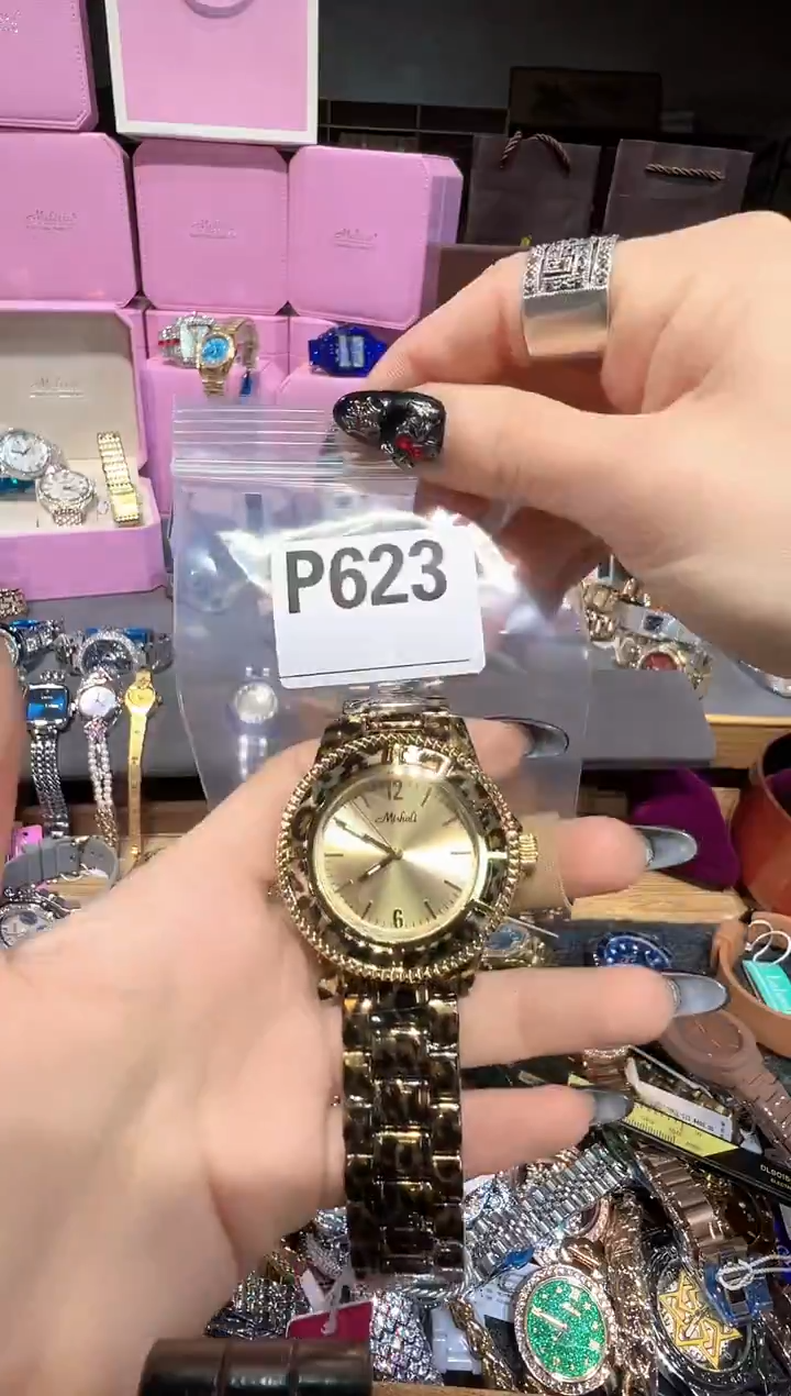 石英机芯不锈钢不锈钢直播定闪专用