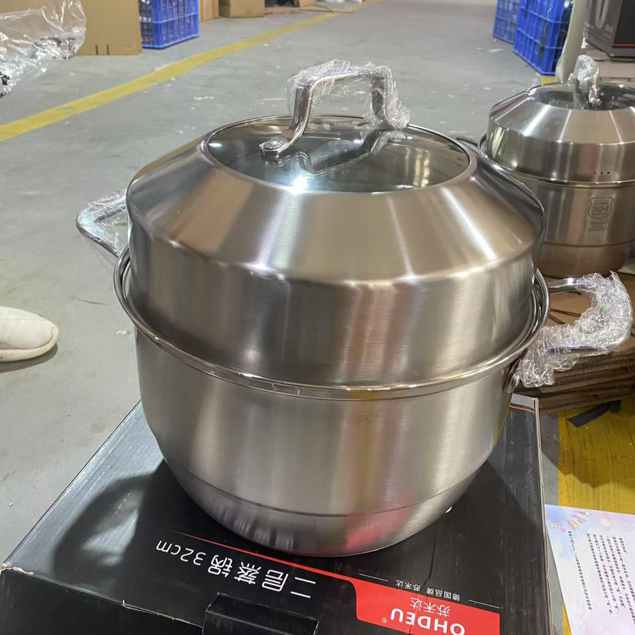 ZG03#两层不锈钢蒸锅32CM口径30cm高库存尾货（六楼）18115