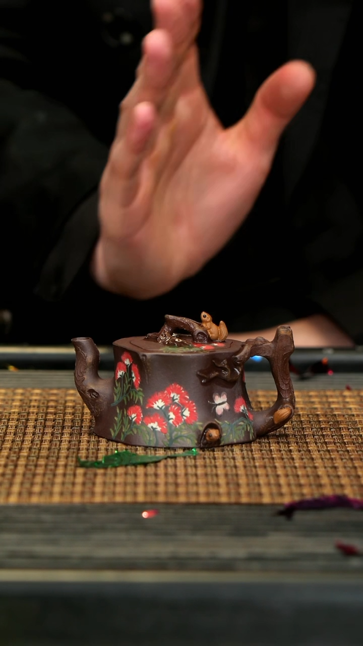 【闪购商品】紫砂茶壶51合欢 小松桩