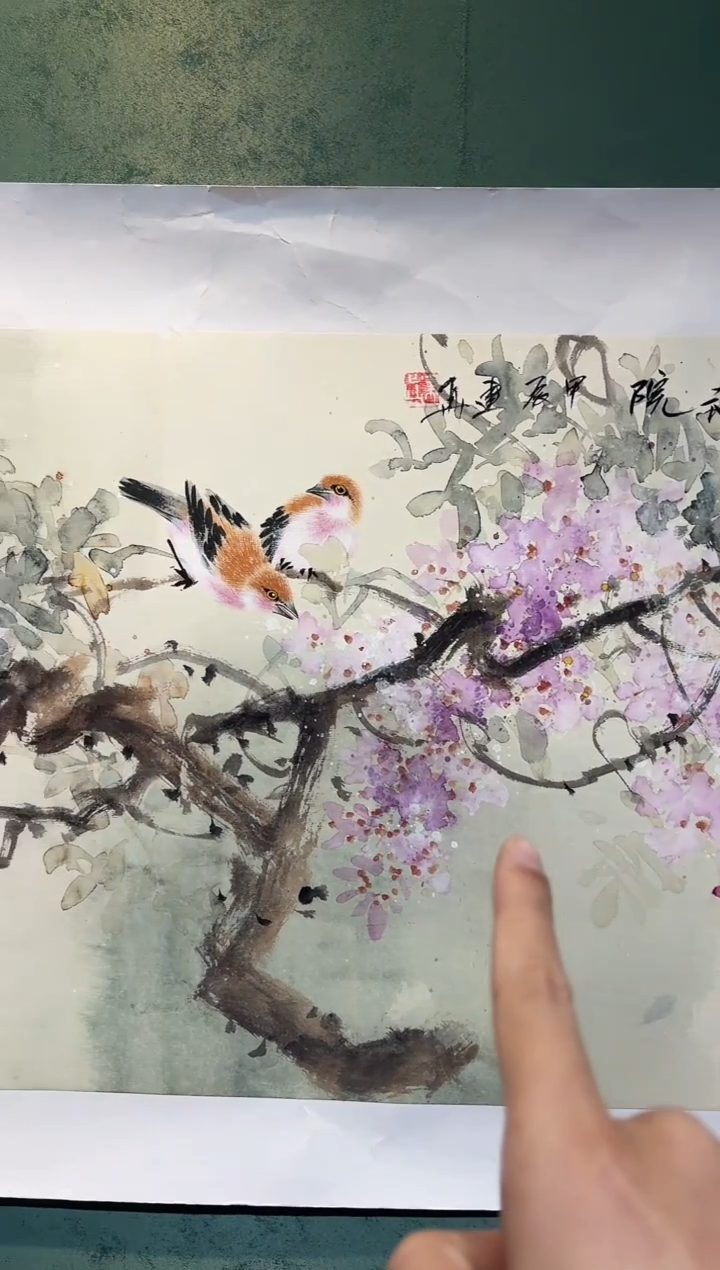 国画周建真老师绘画作品（送印屏带证书）27-5