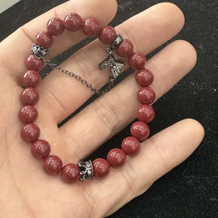 含辰砂工艺品朱砂 手串 8mm -542528