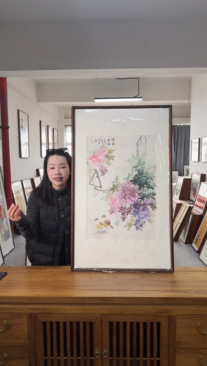 书法邵叶07-63*103尺寸手绘同款