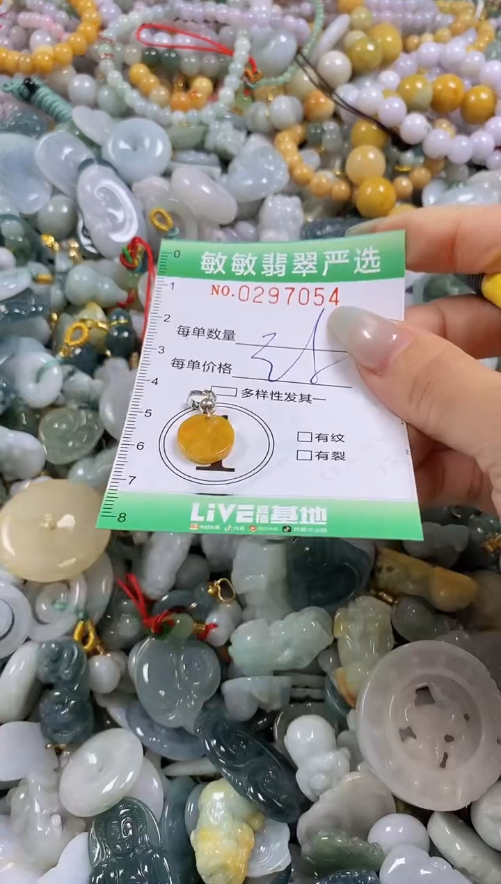 翡翠未镶嵌颈饰闪购0297054