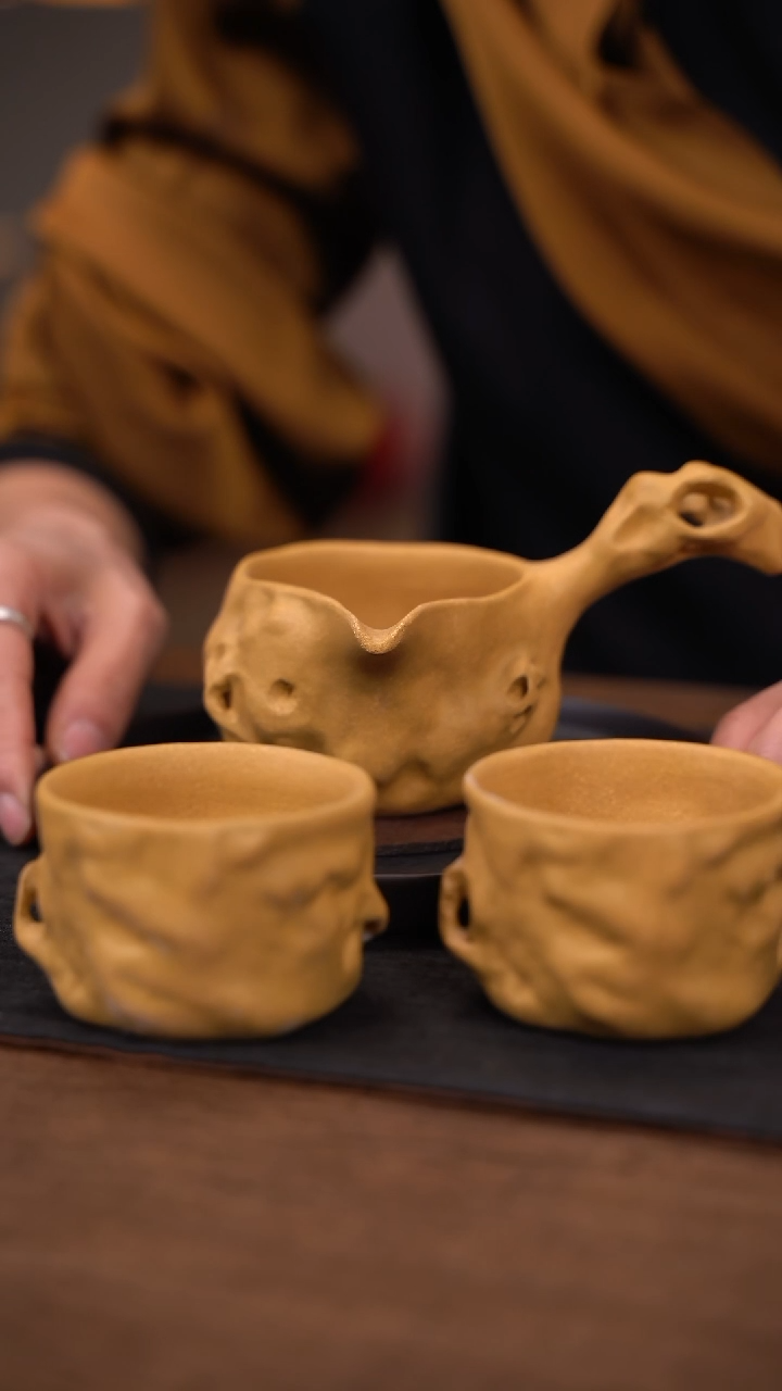 【闪购商品】紫砂茶宠供春公道杯   宝字底