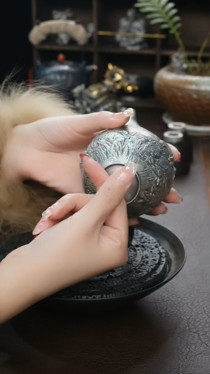 【闪购商品】境秋银壶高定茶周边