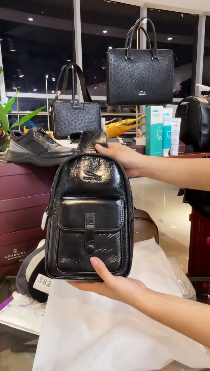 牛皮（革）韩爵绅士包包皮具438