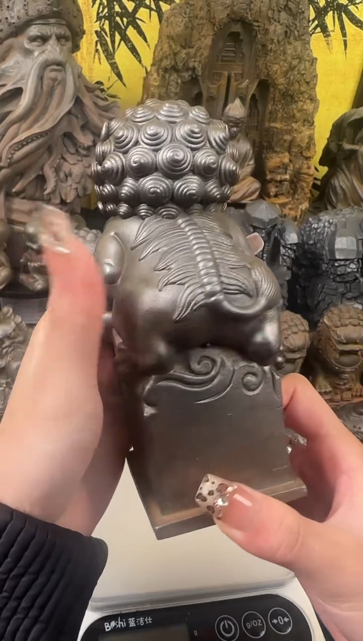铁逄*生精致创意石狮狮玺