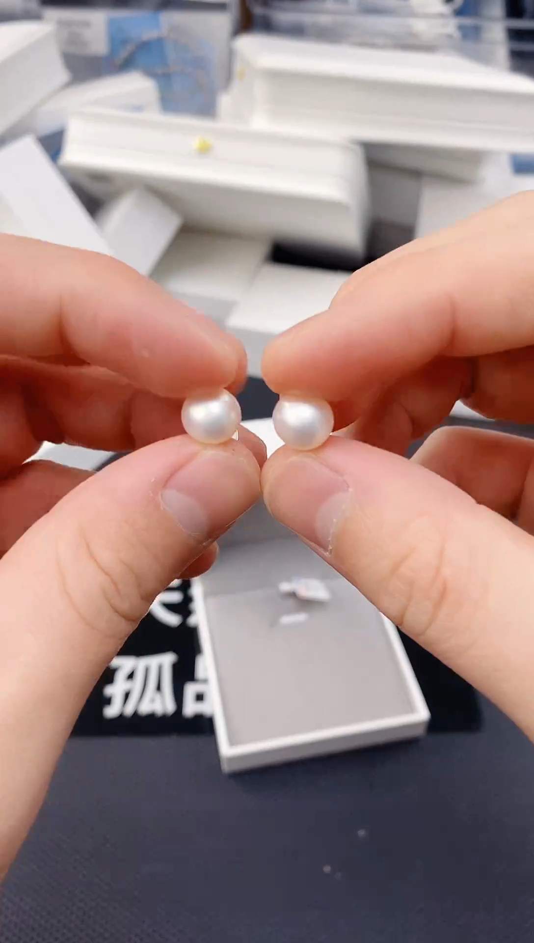 未镶嵌耳饰淡水珍珠ED1070