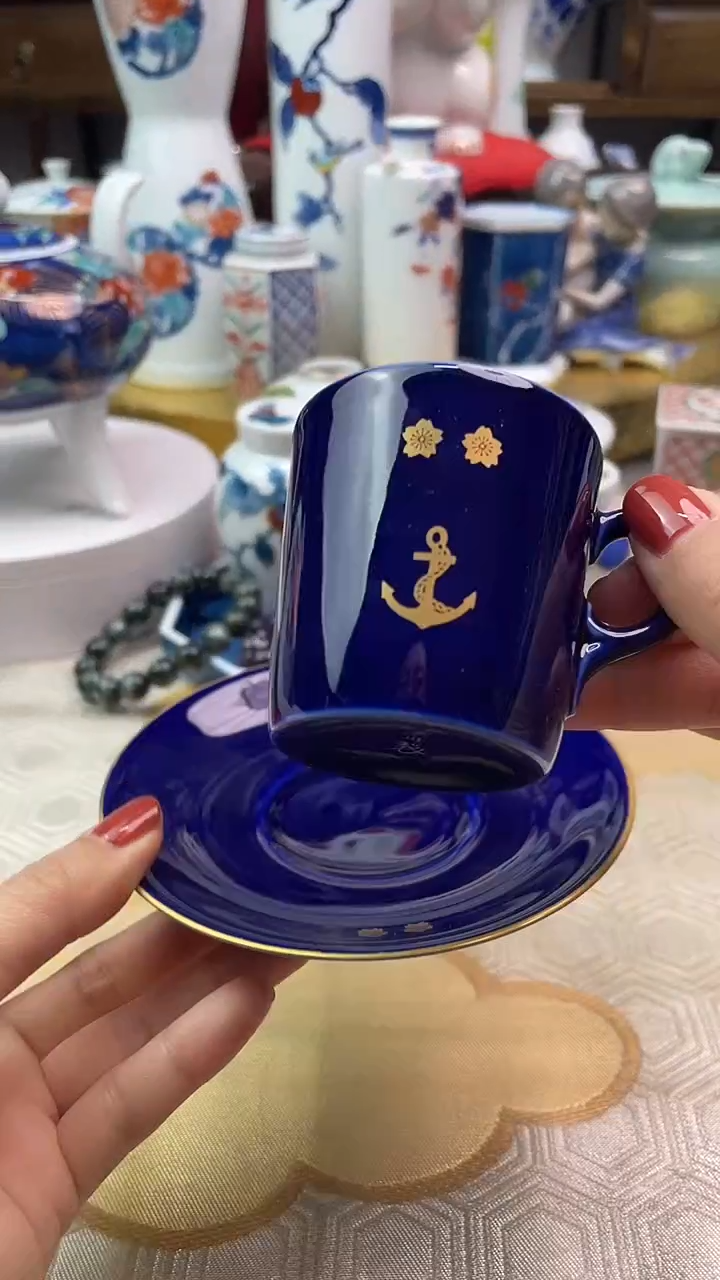 【闪购商品】盘深川制咖啡杯两件套