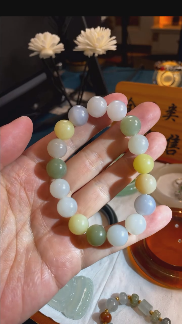 未镶嵌串定制和田玉14276号