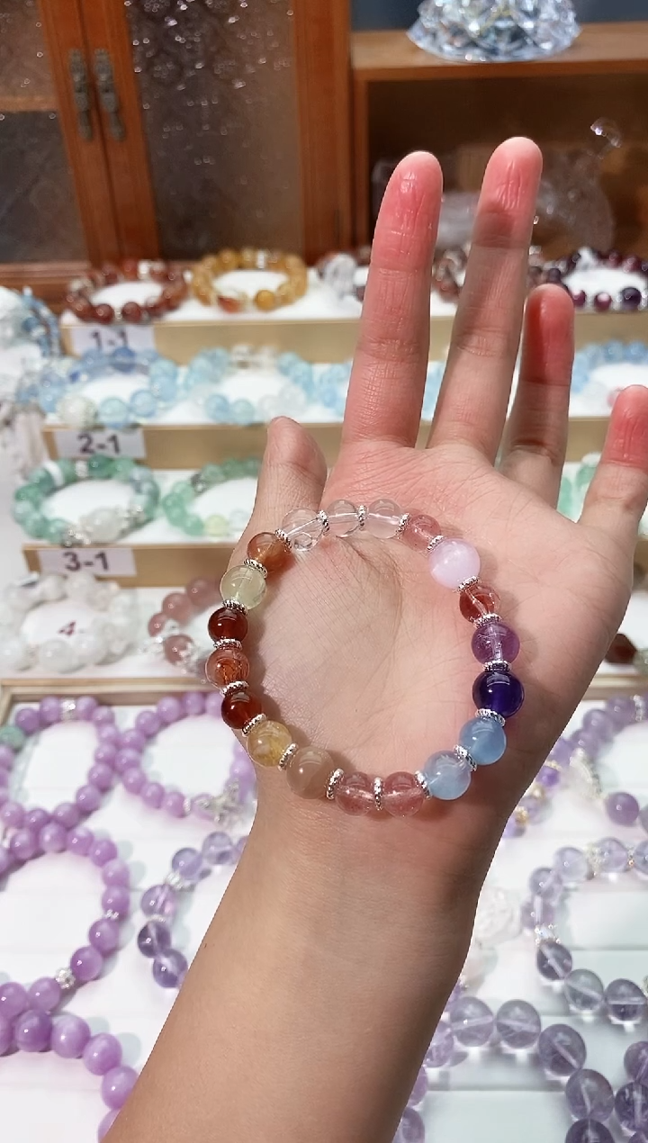 【闪购商品】水晶手串未镶嵌多宝手串