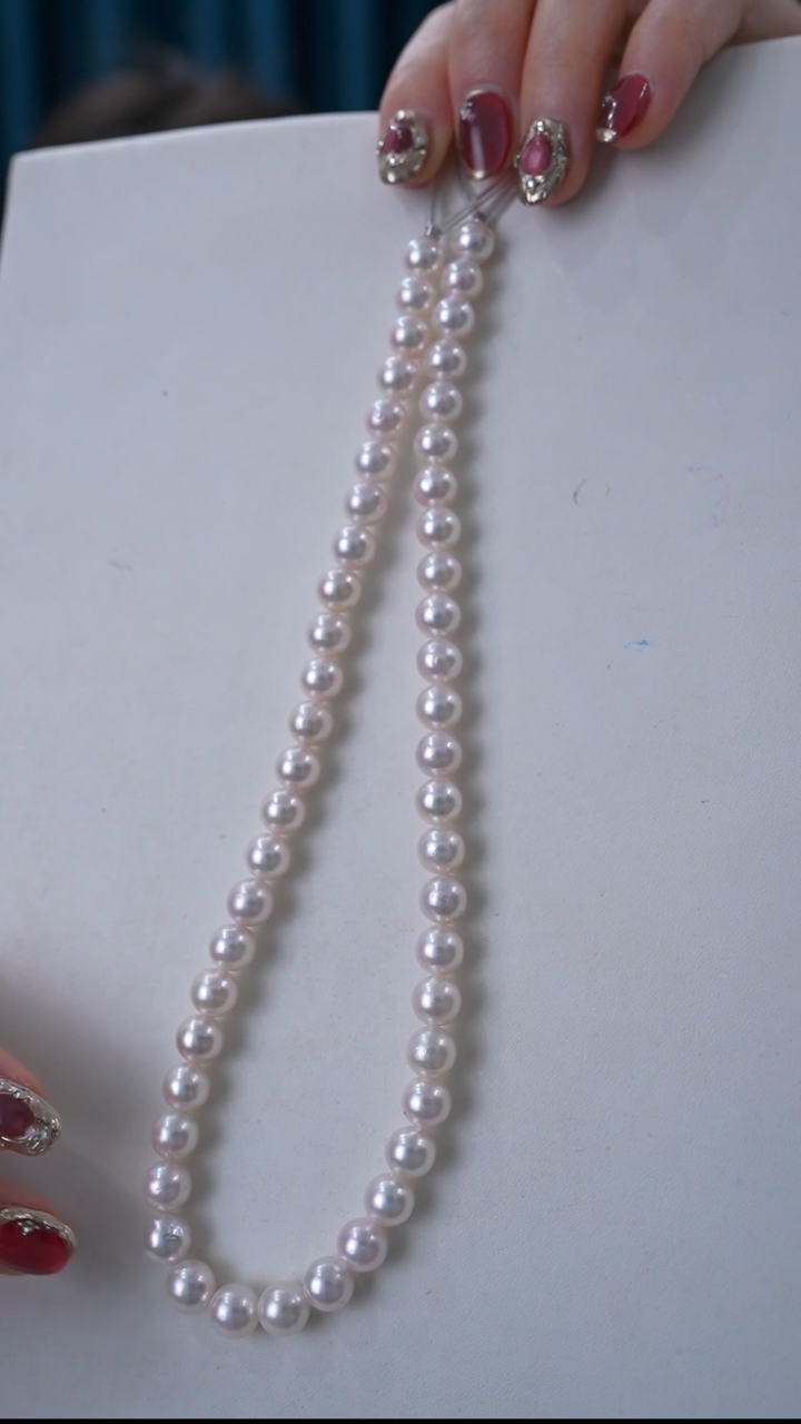 【闪购商品】海水珍珠颈饰未镶嵌8-9mm akoya项链