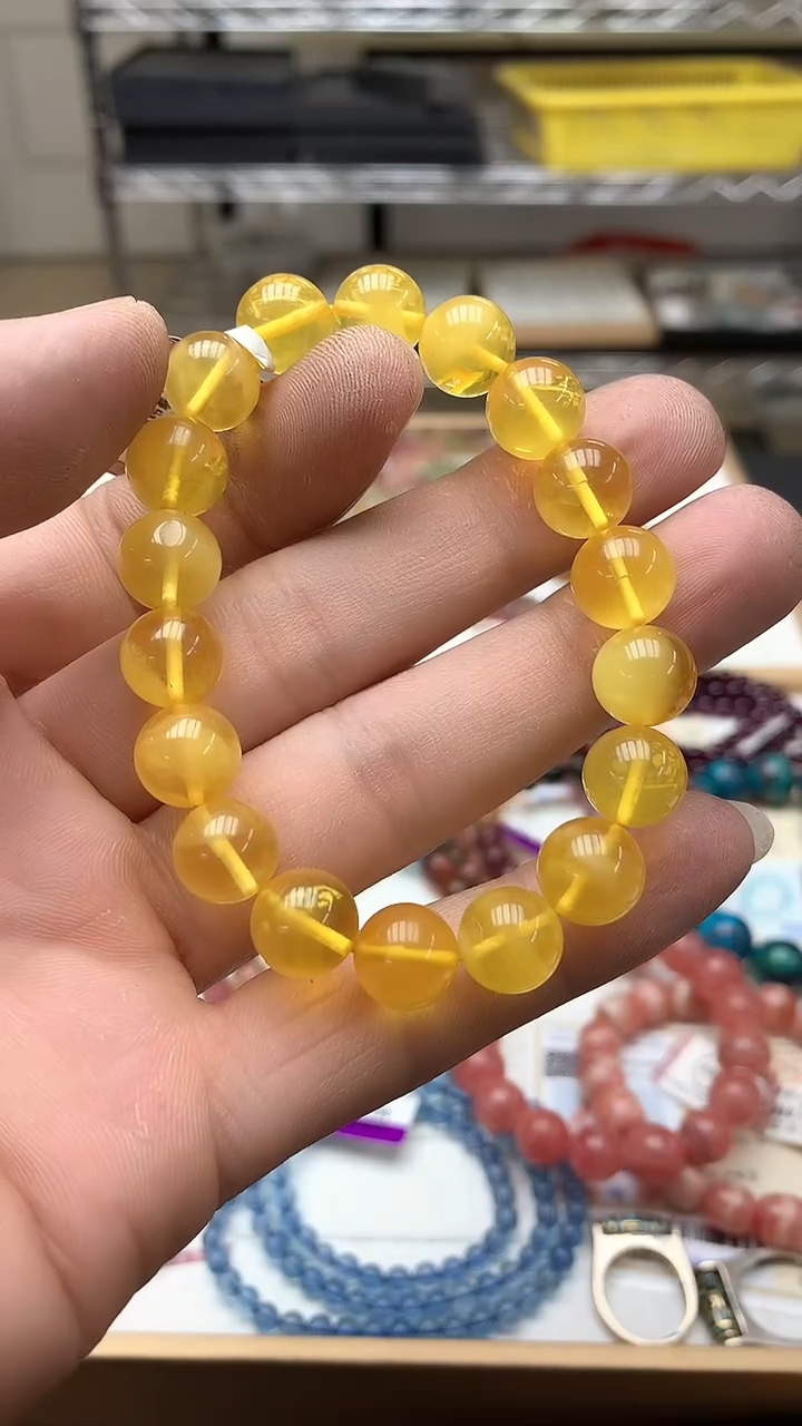 【闪购商品】蜜蜡手链未镶嵌手链93