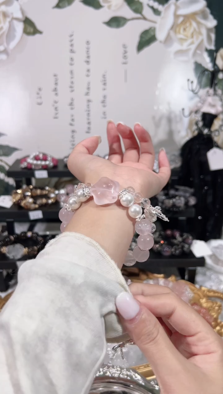 【闪购商品】水晶手链未镶嵌天然水晶默认微瑕 多样性发货发其一