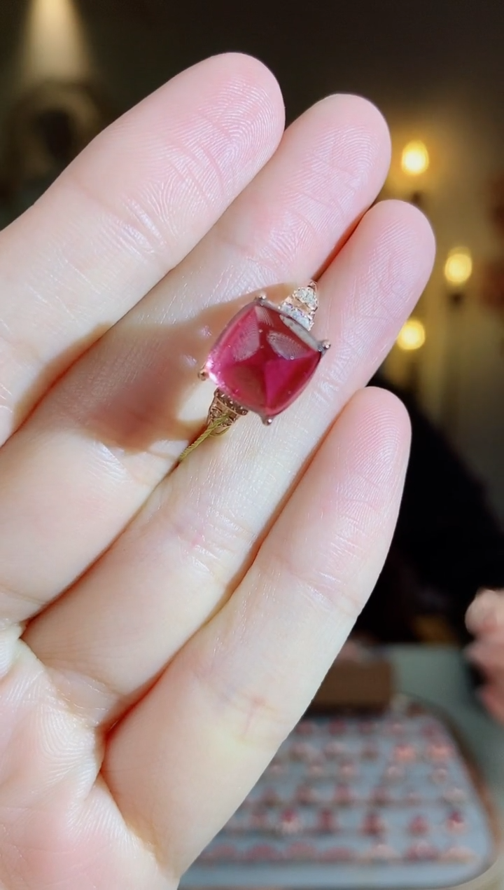 银S925镶嵌手饰碧玺手饰