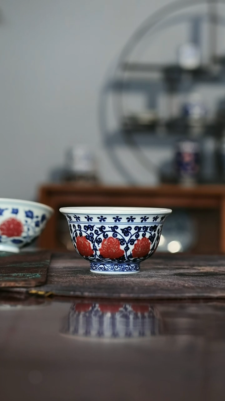 镹曰陶手工手绘制作茶具花心