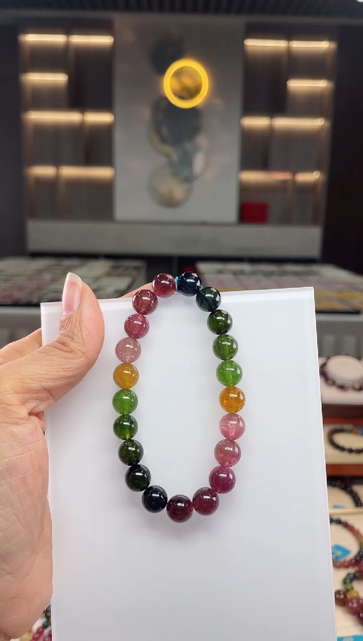 【闪购商品】碧玺单圈手串未镶嵌（多样性发一条）Q