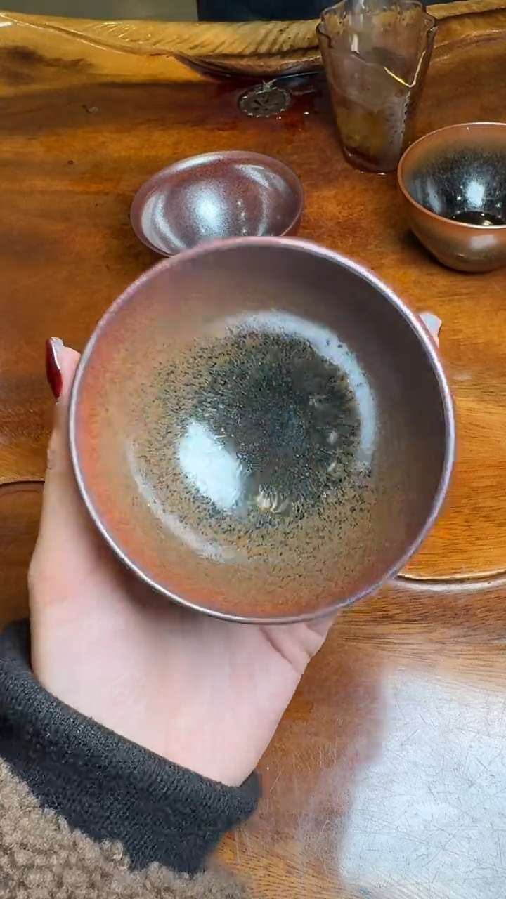 【闪购商品】茶盏建盏故事许家有龙窑柴烧停烧款87