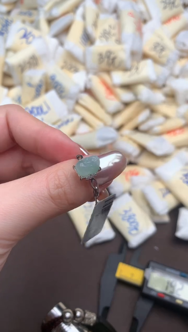 【闪购商品】翡翠戒指银S925镶嵌一