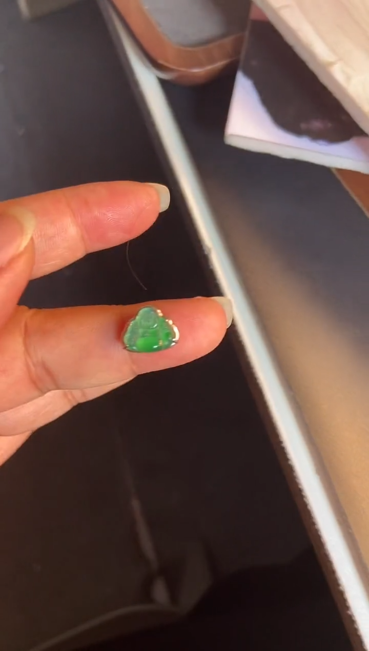 吊坠(不含链)银S925镶嵌翡翠1