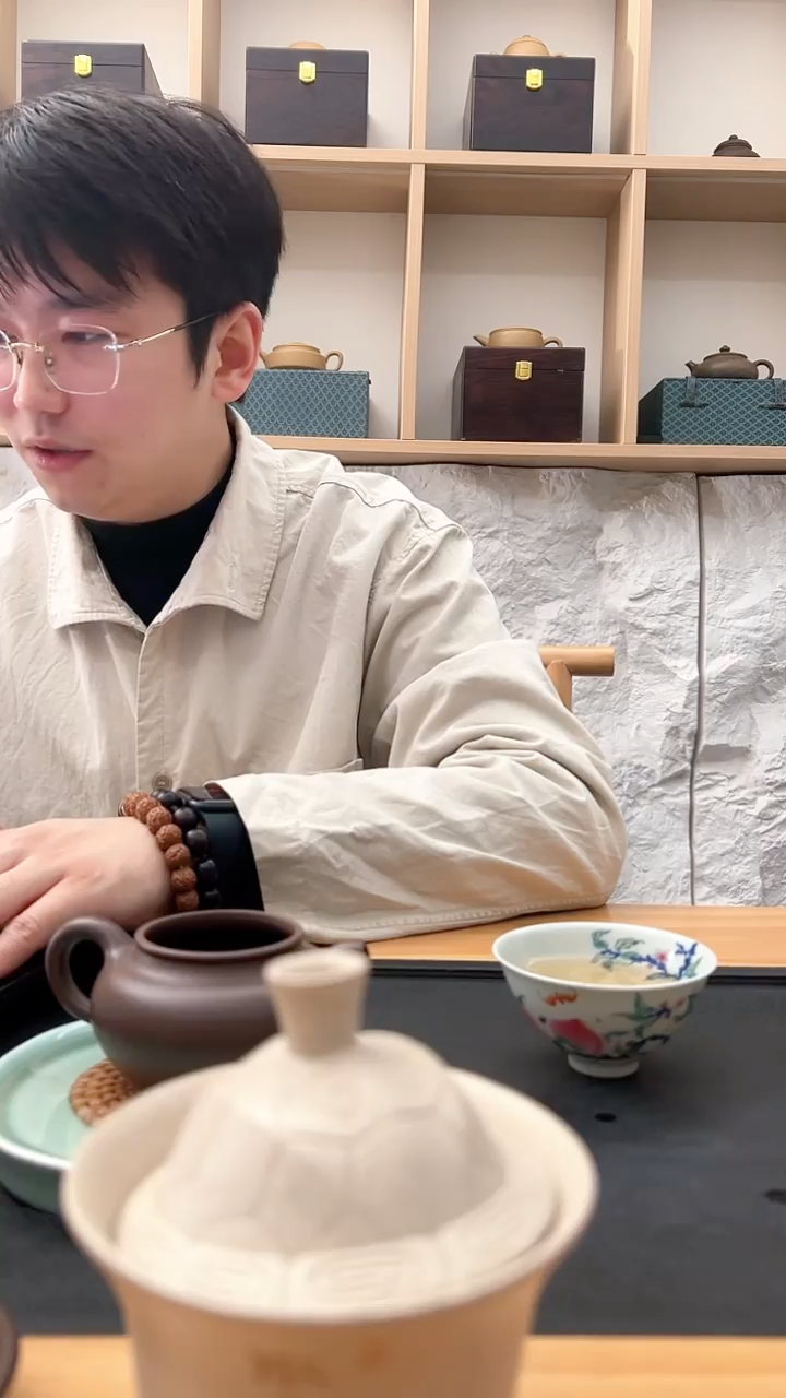 【闪购商品】紫砂茶壶原矿白段泥纯手工紫砂盖碗100cc