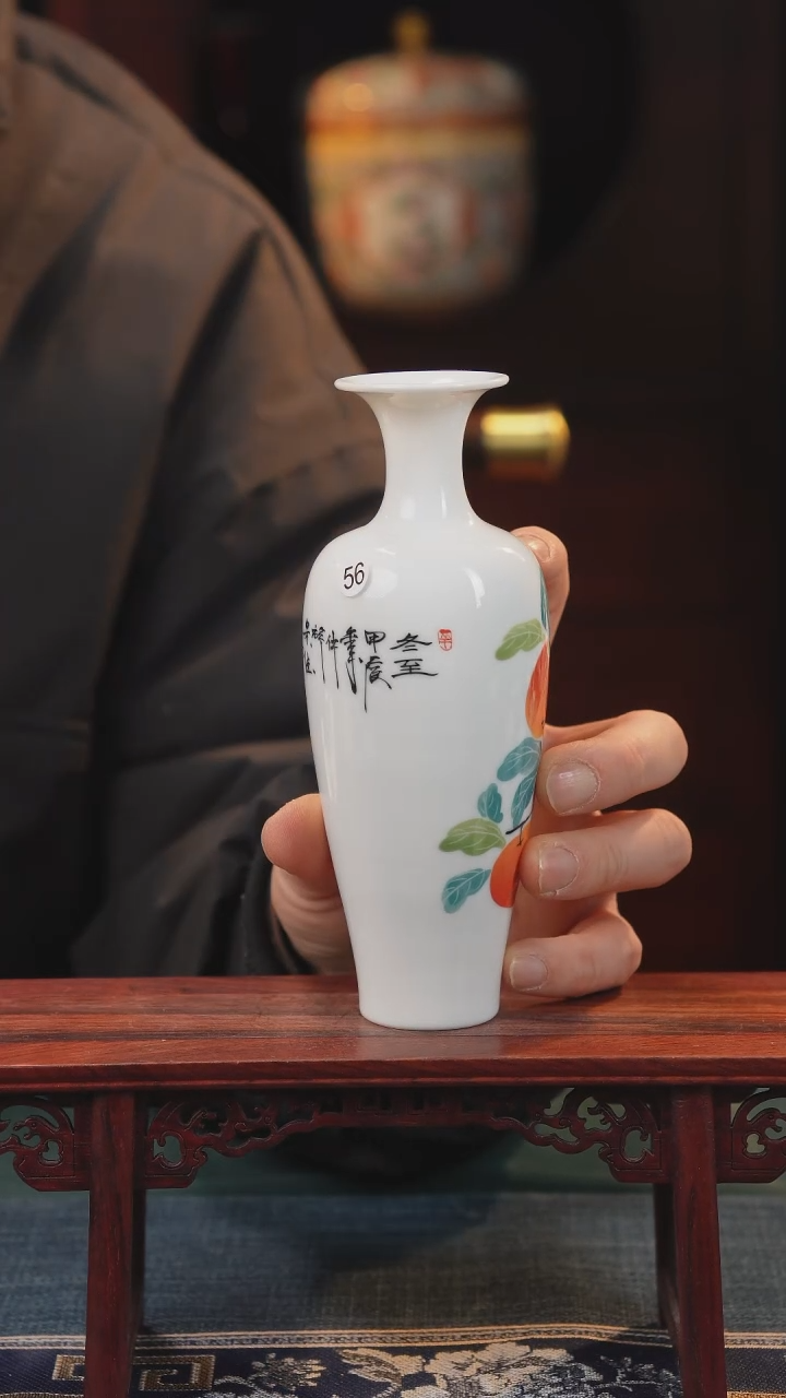 【闪购商品】摆件釉下五彩纯手工手绘原创瓷器