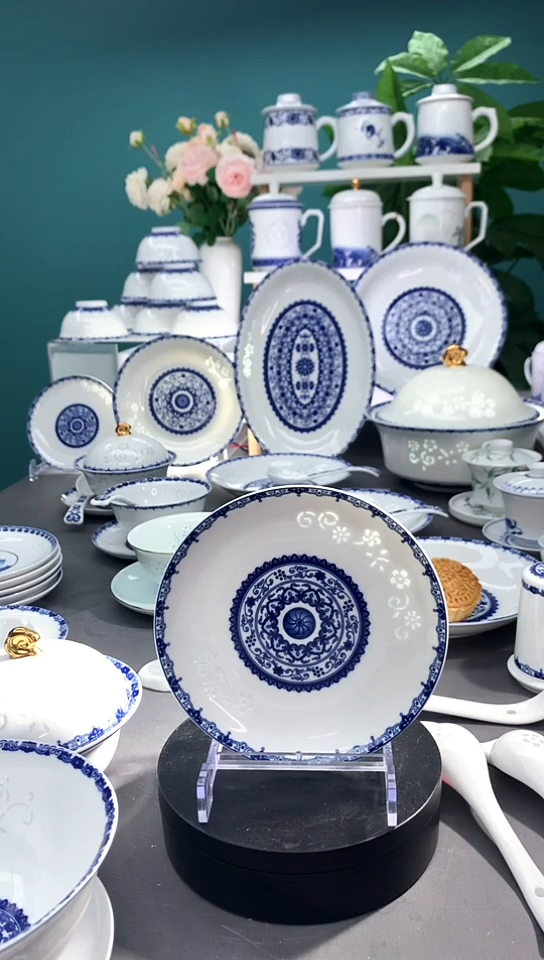 【闪购商品】陶瓷青花春意散件diy