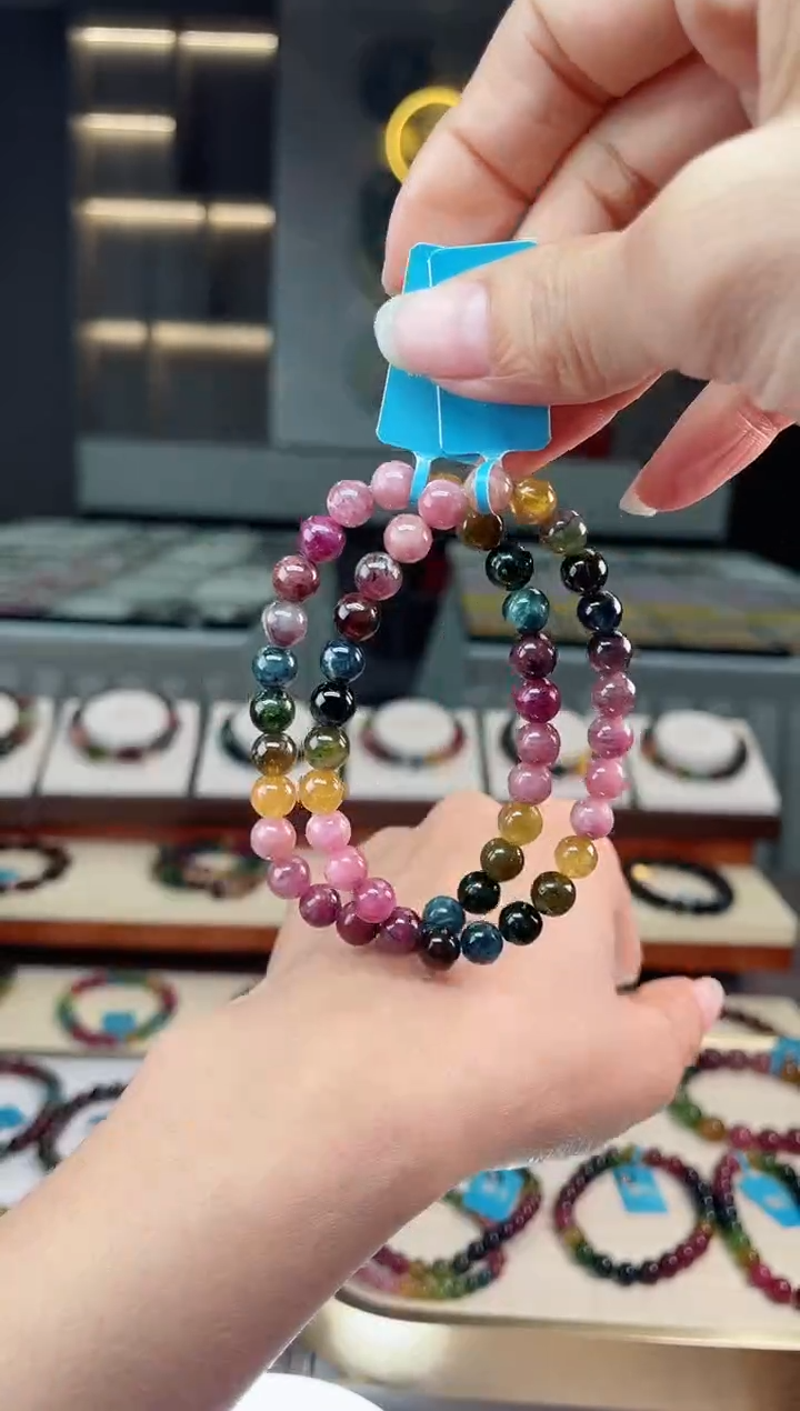 【闪购商品】碧玺单圈手串未镶嵌（多样性发一条）Q