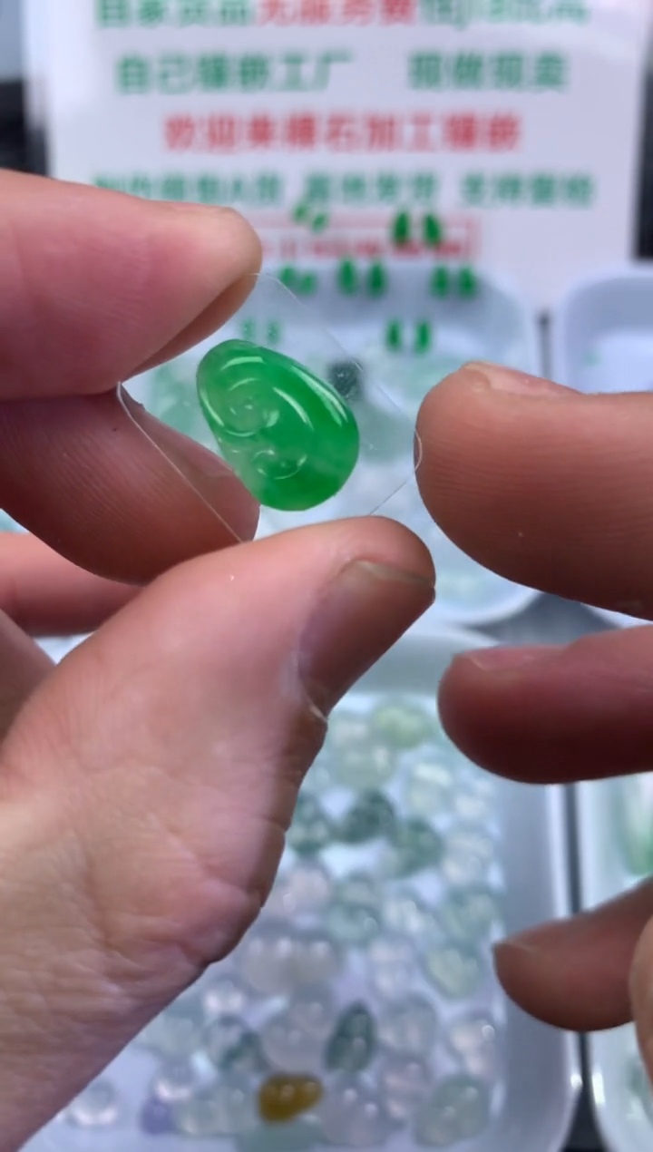 【闪购商品】翡翠颈饰未镶嵌如意