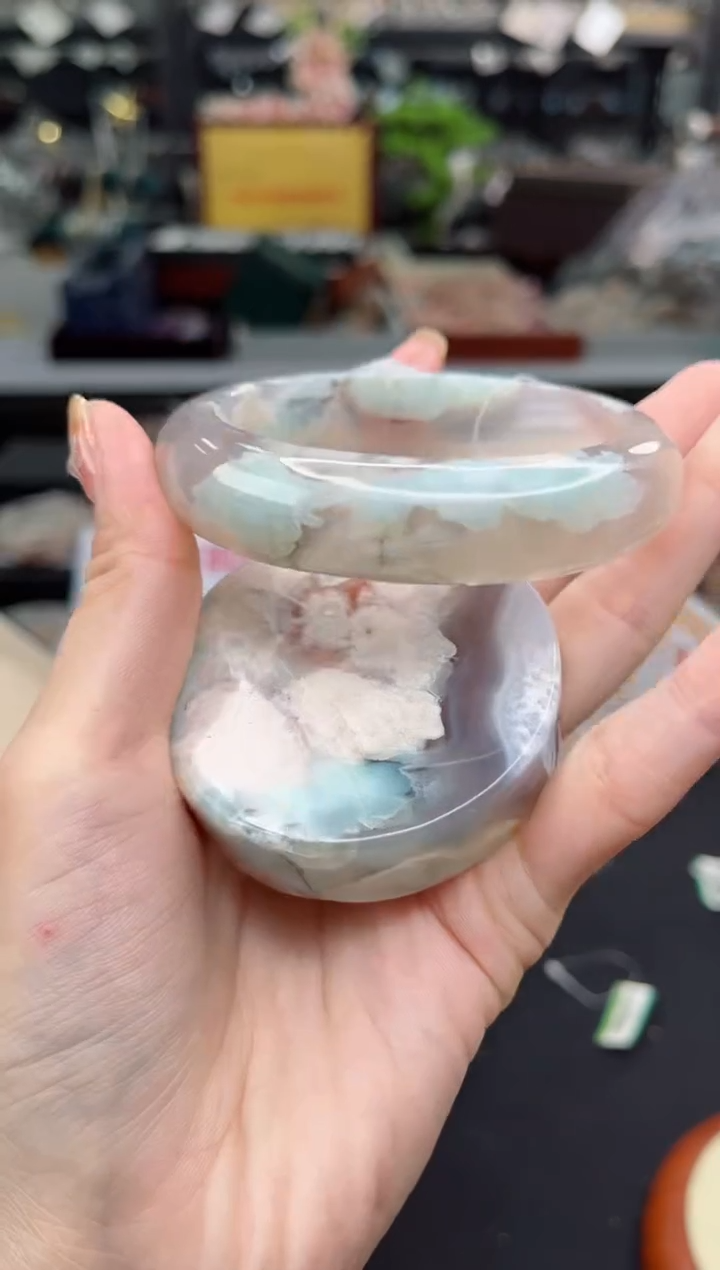 【闪购商品】石英质玉手镯未镶嵌61圈口（赠品镯心）6444088